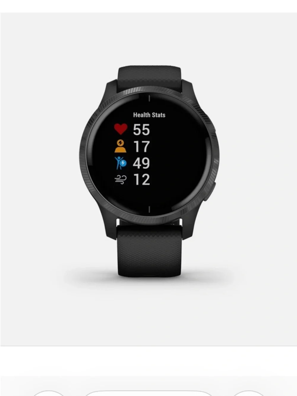 garmin sleek black